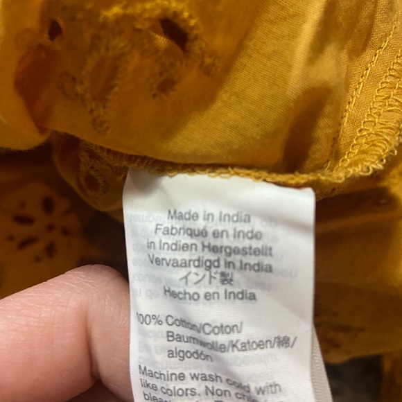 SOLD NWT Madewell Scalloped Eyelet Wrap Top - Picture 5 of 6